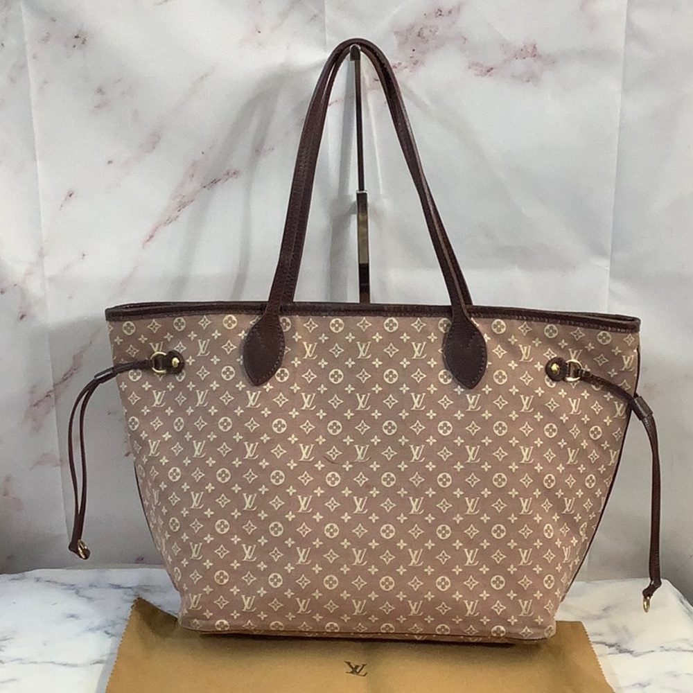 GUC Louis Vuitton Brown Monogram Minilin Neverfull Tote - Picture 2 of 7